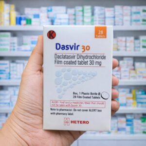 Dasvir 30 mg 30 tablet (Daclatasvir Dihydrochloride) – Hetero Labs