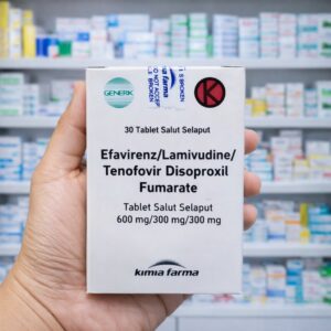 Efavirenz / Lamivudine / Tenofovir Disoproxil Fumarate 600/300/300 mg 30 tablet – Arv